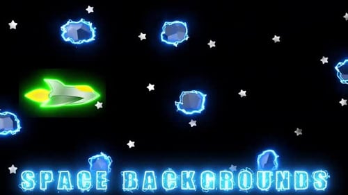 Cartoon Space Hintergrundschleifen