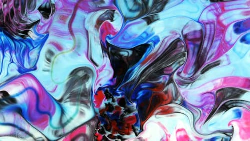 Colorful Abstract Fluid Motion Background