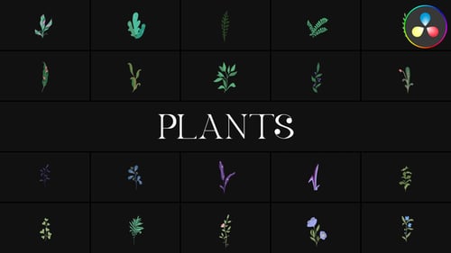 Plants for DaVinci Resolve
