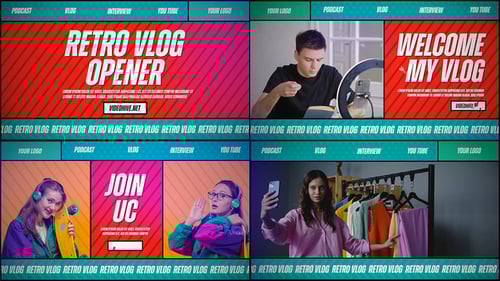 Retro Vlog Opener