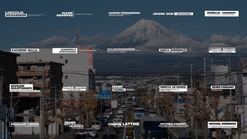 Dynamic Glitch RGB Lower Thirds Pack