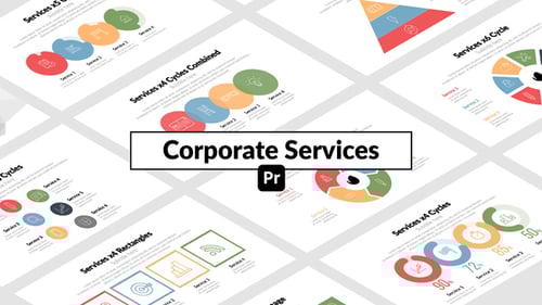 Modern Corporate Services Infographics and Presentation Layouts