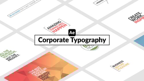 Dynamic Minimal Typography Titles for Professional Presentations