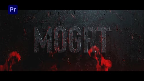 Gritty Cinematic Horror Title Reveal