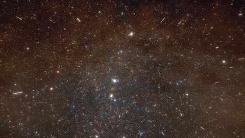 Flying Through Infinite Stars Space Travel Loop Background