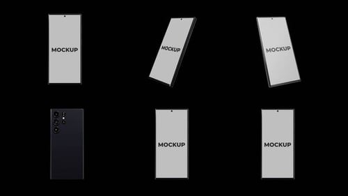 Sleek 3D Smartphone Mockup for Modern Product Presentation