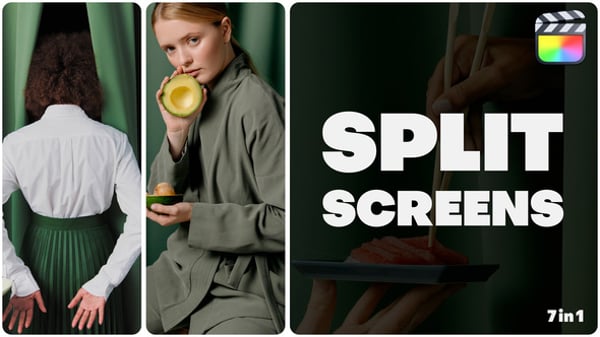 Dynamic Multiscreen Split Screen Transitions for Modern Video Edits ...