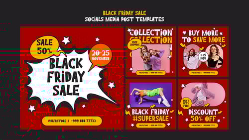 Black Friday Social Media Post Template