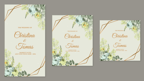 Wedding Invitation Intro 3 Mogrt
