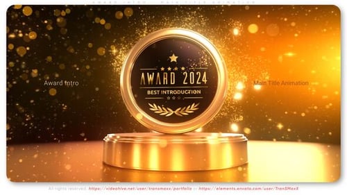 Award Intro - Main Title Animation