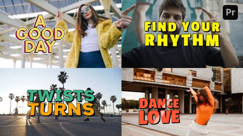 Colorful Comic Pop‑Style Titles