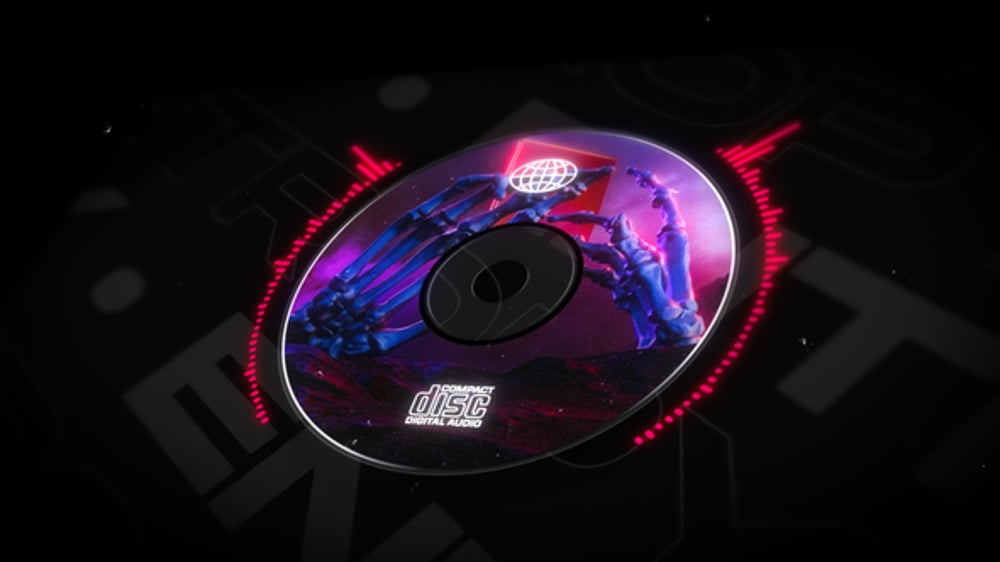 Dynamic CD Audio Visualizer for Music Tracks, Video Displays ft. audio ...