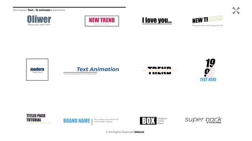 Minimalist Kinetic Text Animations Pack