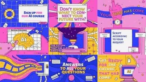 Dynamic Animated Digital Course Explainer