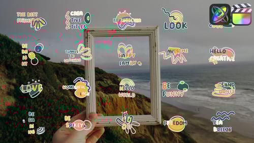 Abstract Colorful Titles for FCPX