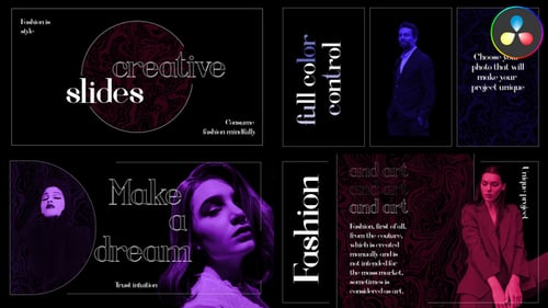 Liquid Marble Slideshow for DaVinci Resolve