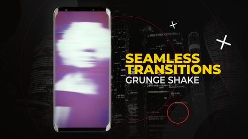 Vertical Grunge Shake Transitions
