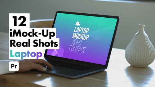 iMock-Up Real Laptop for Premiere Pro