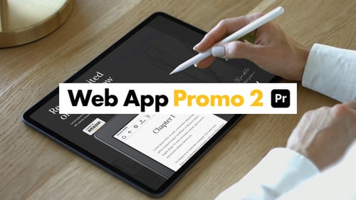 Web App Promo 2 for Premiere Pro - Modern UI Showcase Promotional Animation Template