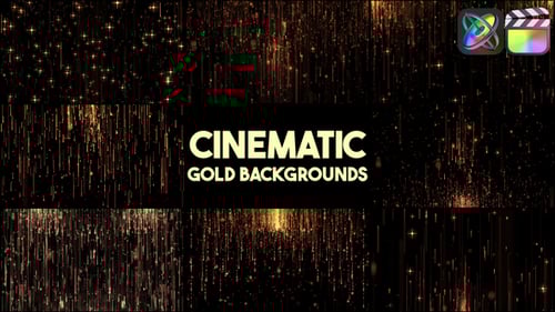 Cinematic Gold Backgrounds for FCPX