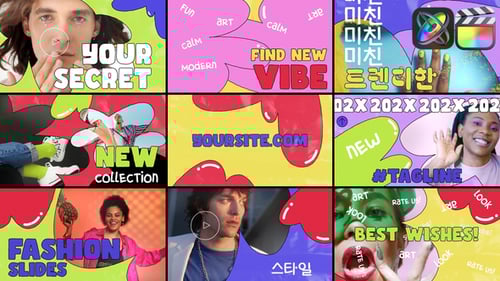 Colorful Liquid Slides for FCPX