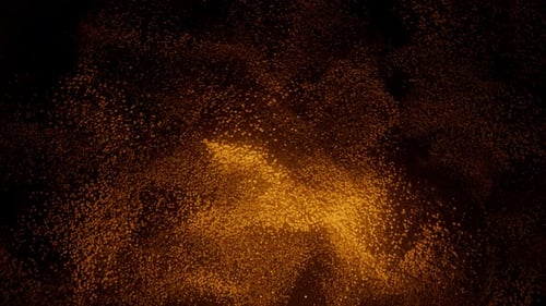 Abstrakte Muster aus goldenem Sand