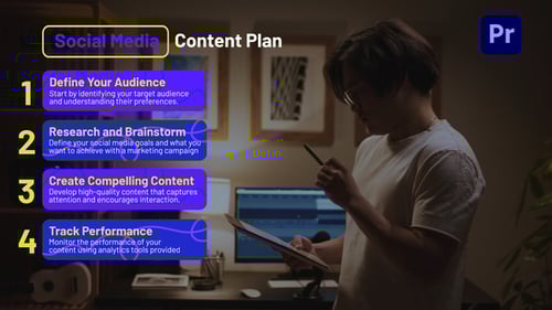 Kreative Listentitel für Premiere Pro