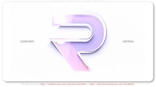 Elegant White Logo Reveal
