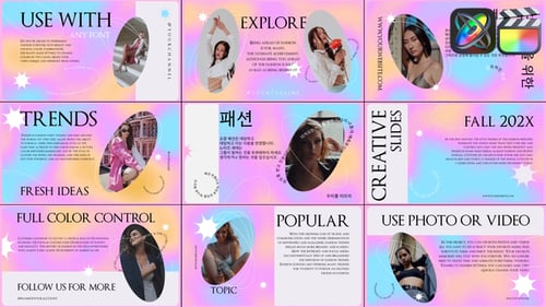 Holographic Creative Slides for FCPX