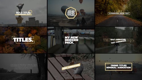 Bold Text Titles | MOGRT