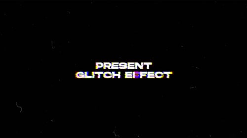 Dynamic Glitch Titles with Digital Error Effects