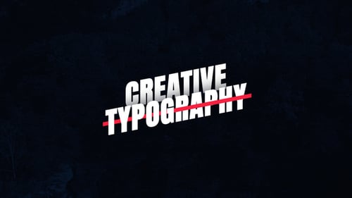 Minimal Text Titles for Creative Presentations
