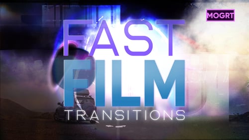 Dynamic Glitch and Cinematic Film Transitions
