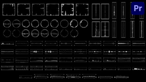 Infographic Elements Audio Motion for Premiere Pro