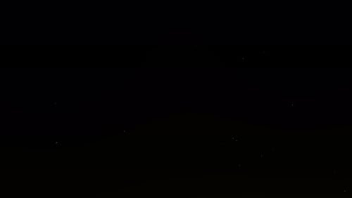 Shimmering Particles on a Dark Background