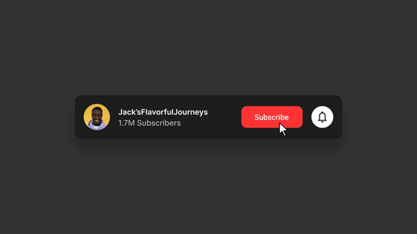 YouTube Subscribe Button Call to Action Animation, Elements ft. youtube ...