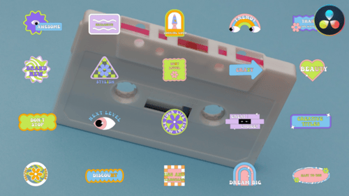 Colorful Peace Titles | DaVinci Resolve