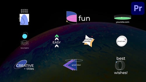 Abstract Modern Titles for Premiere Pro