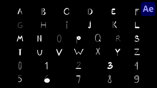Cartoon Alphabet | After Effects