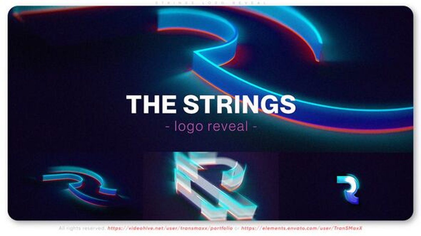 Strings Logo Reveal, Logo Stings ft. vfx & anime effect - Envato