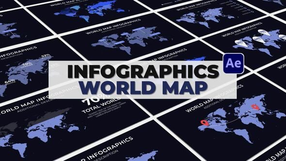 Infographics World Map, Infographics ft. backgrounds & business - Envato