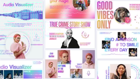 Podcast Visualization Tool, Video Displays ft. audio & audio spectrum ...