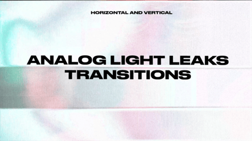 Analog Light Leaks Transitons