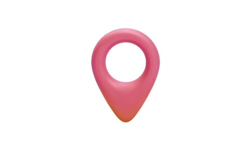 Pulsating 3D Location Map Pin Icon Animation