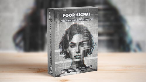 Poor Signal Glitch Music Video Transition for Premiere Pro