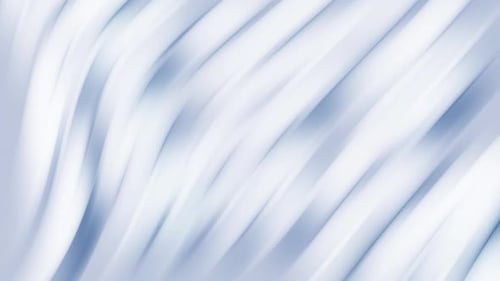 Elegant Looping Abstract Fluid White Waves Background