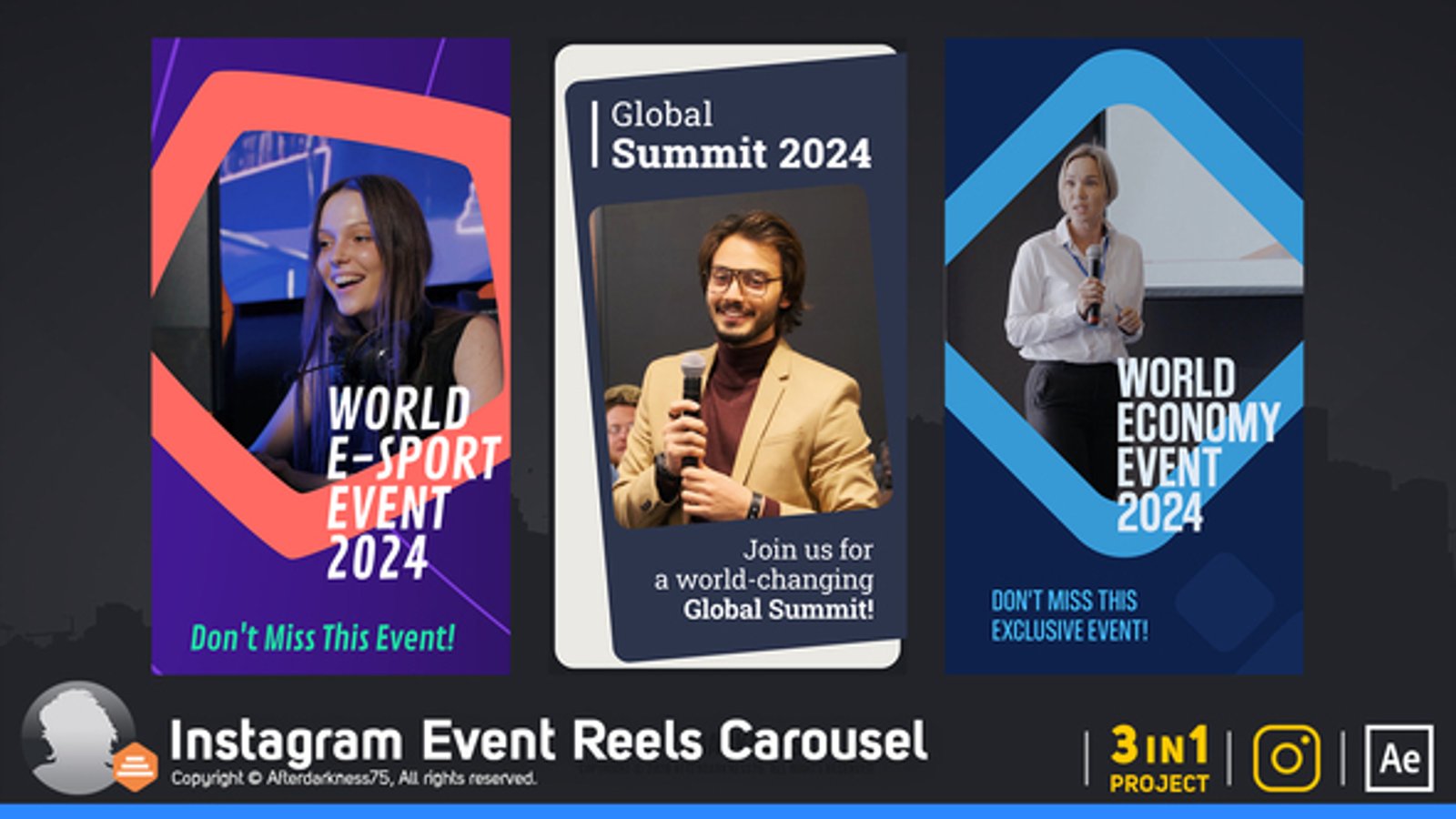Dynamic Event Promo Instagram Reels Carousel, Product Promo ft ...
