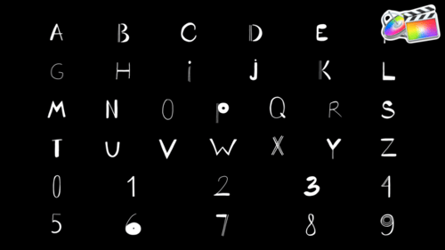 Cartoon Alphabet | FCPX