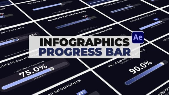 Infographics Progress Bars, Infographics ft. abstract & annual - Envato