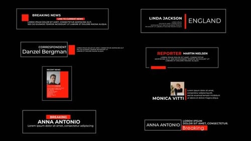 Notícias Lower Thirds V.6